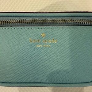 Kate Spade Light Blue Cosmetic or Jewelry case - new
